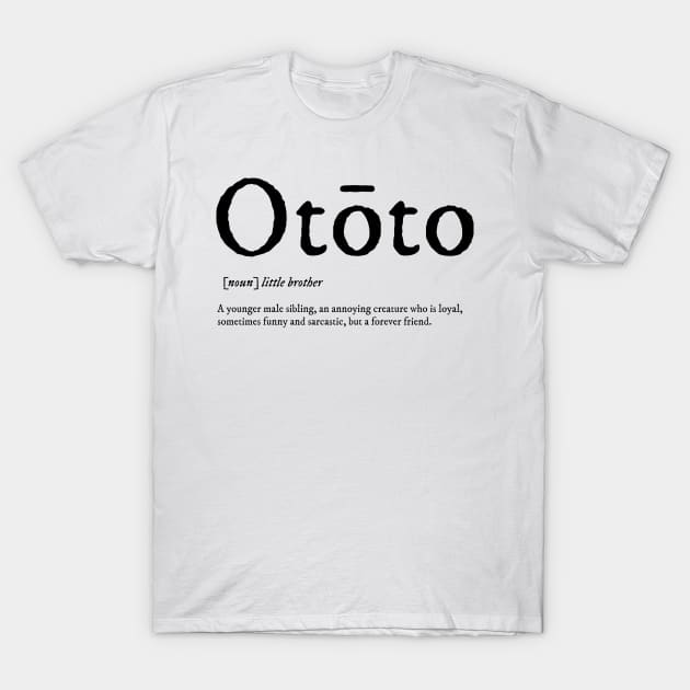 Otouto Little brother T-Shirt by G_Sankar Merch